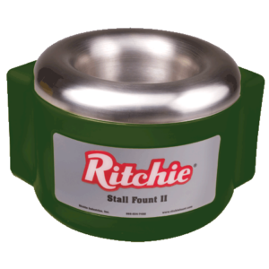 be DELUXE STALL FOUNT II - Green - no heat - corner mount